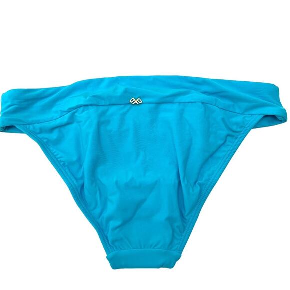 Pilyq 2PC Women's Blue Bikini Set Tankini Top & Bikini Swim Bottom Small NWT - Picture 6 of 6